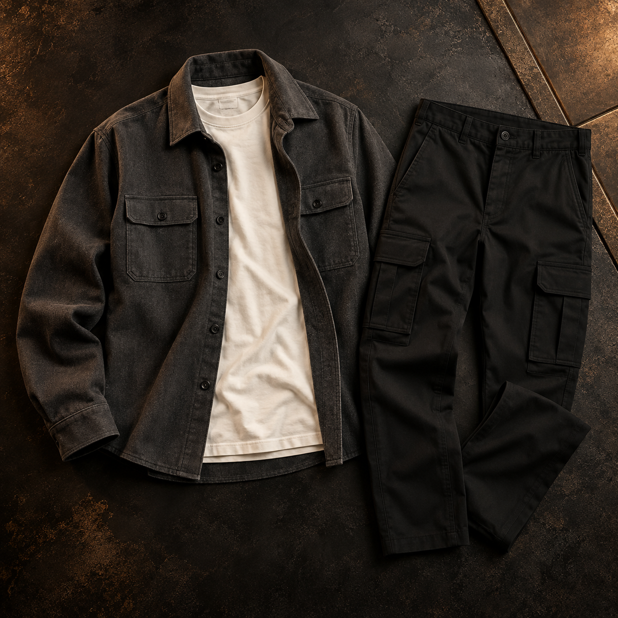 Composição masculina Look Essencial